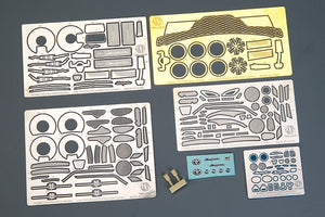 Hobby Design HD02-0402 Toyota GR Supra Detail-up Set (PE + Metal Parts + Resin + Metal Logo) 1/24 – image 2