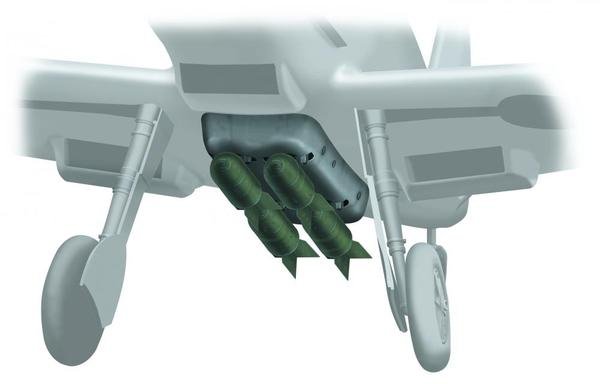 Eduard 3005 Bf109E Bomb Set 1/32