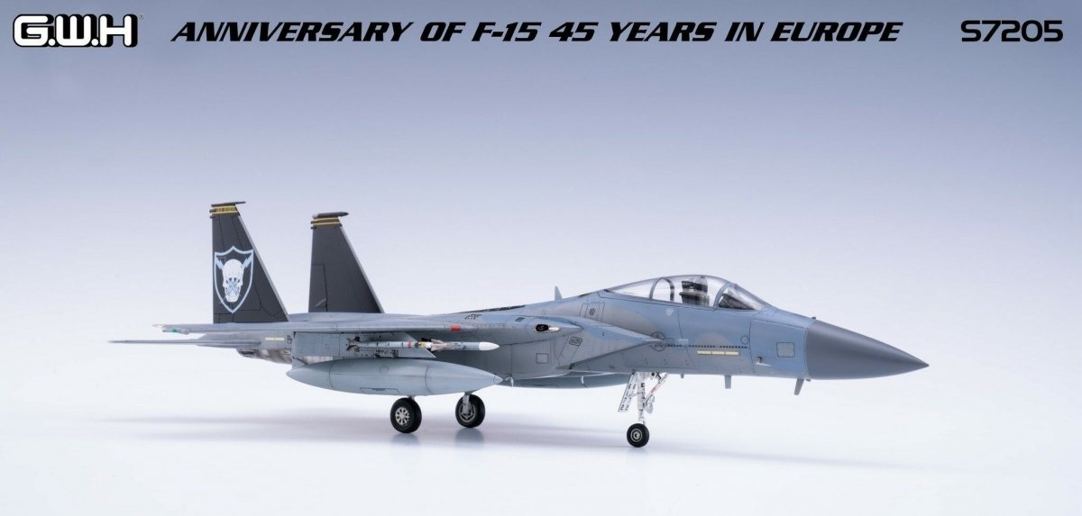 Great Wall Hobby S7205 Anniversery of F-15C Eagle Limited Edition - &amp;quot;45 Years in Europe&amp;quot; 1/72 – immagine 3