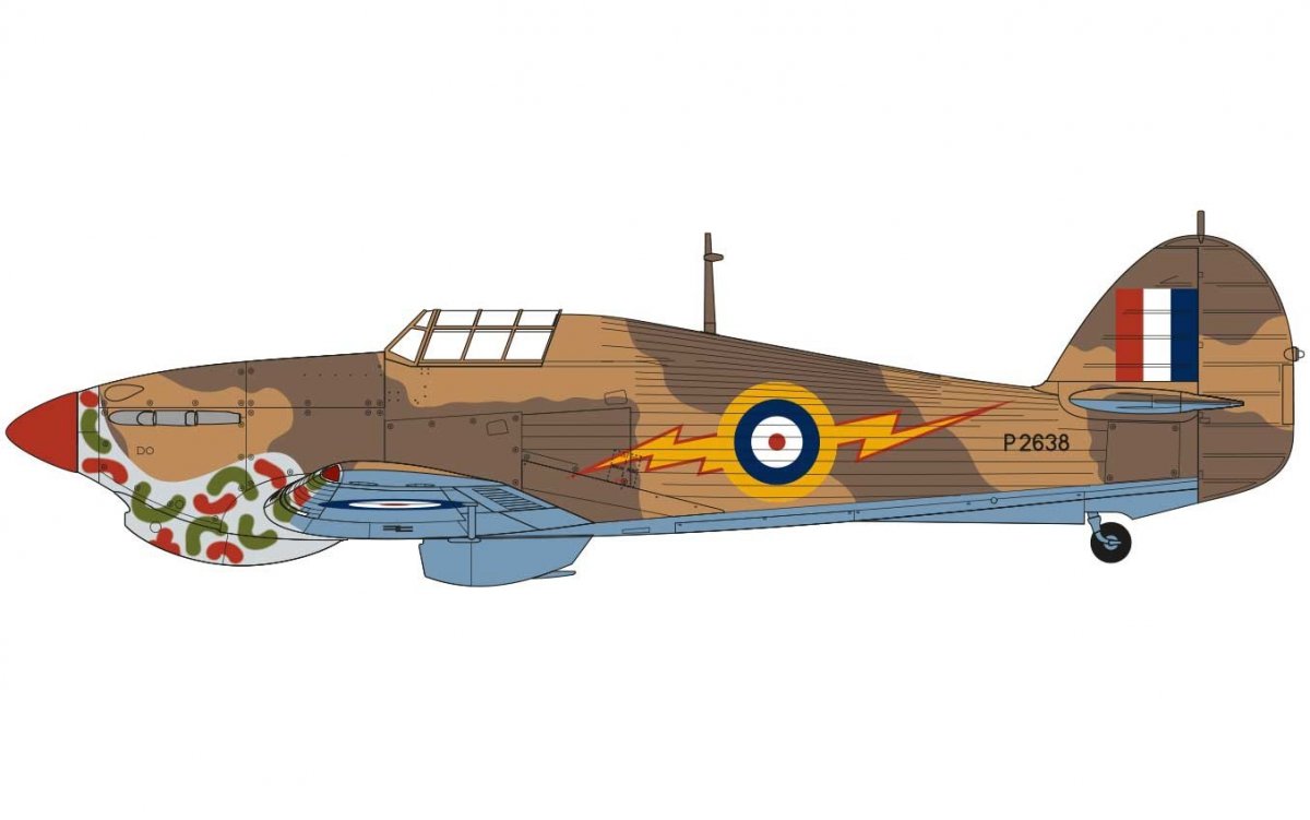 Airfix 05129 Hawker Hurricane Mk. I Tropical 1/48 – zdjęcie 6