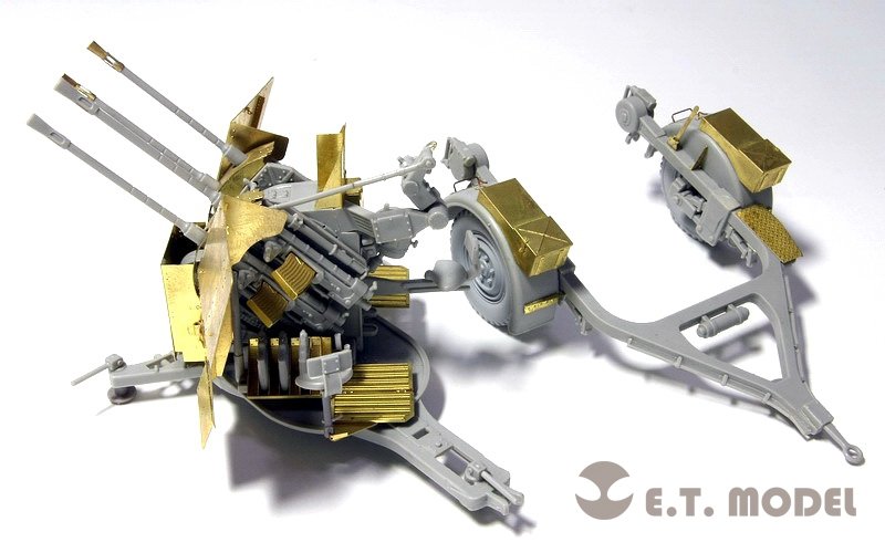 E.T. Model E35-027 WWII German 2cm FLAK 38 Anti-Aircraft Gun (For TRUMPETER 02309) 1/35 – zdjęcie 7