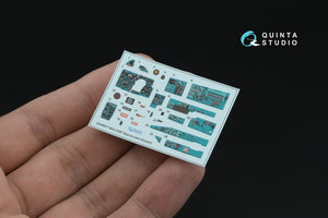 Quinta Studio QD+48577 MiG-21MF Fishbed-J (Moscow plant) 3D-Printed &amp;amp; coloured Interior on decal paper (Eduard) (with 3D-printed resin parts) 1/48 – imagen 9
