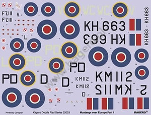 Kagero KD32003 Mustangs over Europe Part 1 Nos. 303 &amp;amp; 309 Squadrons 1/32 – immagine 2