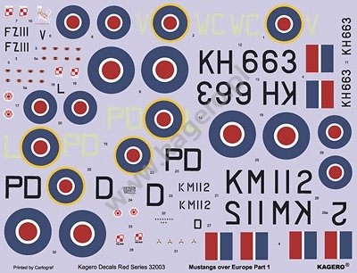 Kagero KD32003 Mustangs over Europe Part 1 Nos. 303 &amp;amp; 309 Squadrons 1/32 – immagine 2