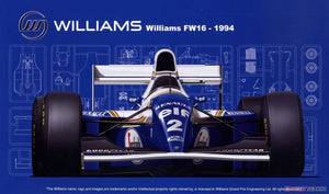 Fujimi 092126 GP-24 Williams FW16 Renault (Grand Prix de Saint-Marin/Grand Prix du Brésil/Grand Prix du Pacifique) 1/20