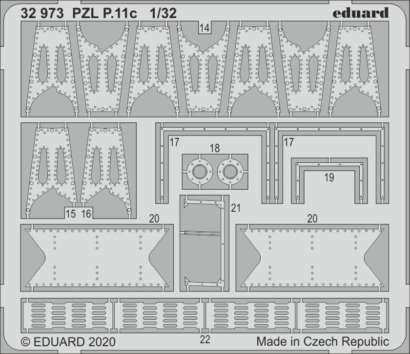 Eduard 32973 PZL P.11c 1/32 IBG – immagine 2