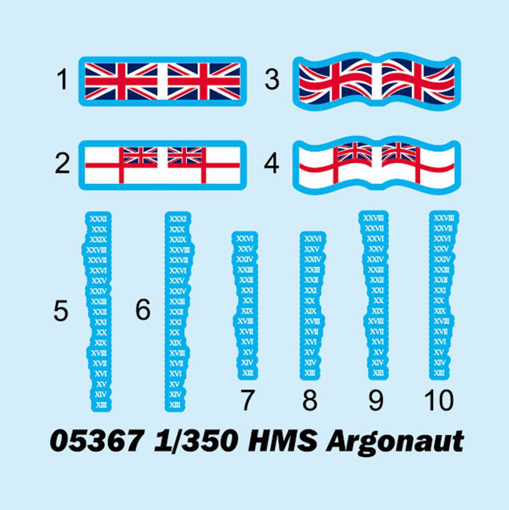 Trumpeter 05367 HMS Argonaut 1/350 – Bild 4