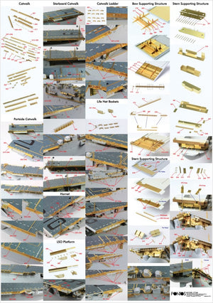 Pontos 35006F1 USS CV-9 Essex 1943 Detail Up Set 1/350 – Bild 5