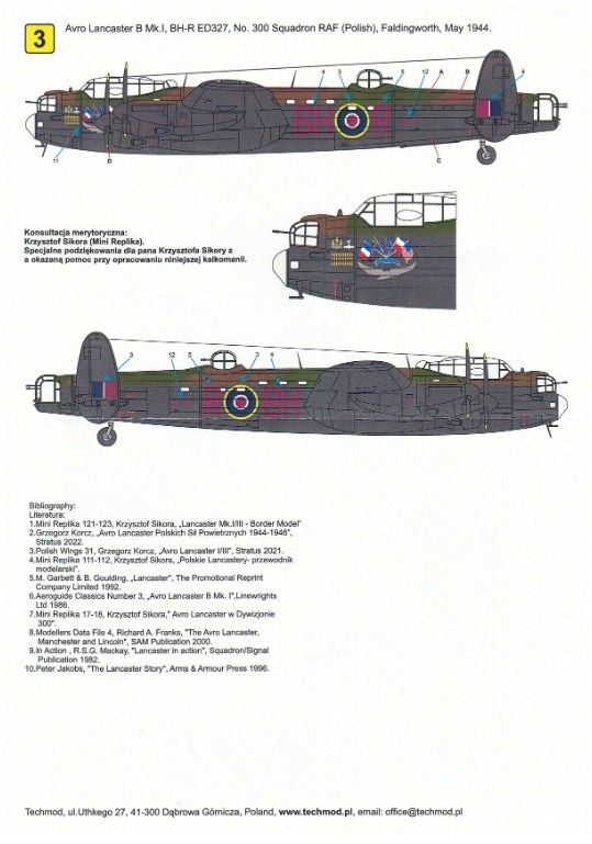 Techmod 72166 Avro Lancaster B Mk. I 1/72 – immagine 5