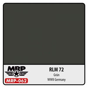 Peinture MR. Paint MRP-062 RLM 72 Grun WWII allemande 30 ml