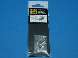 Aber 350L-42 Set of barrels 203mm x 8; 127mm x 12 for Japan Navy Saratoga, Lexington 1/350 – immagine 4