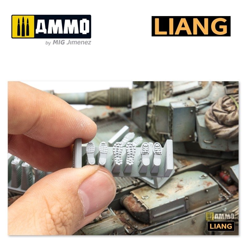 Liang 0401 3D-print Model Shoeprint Tools WWII 1/35 – image 3