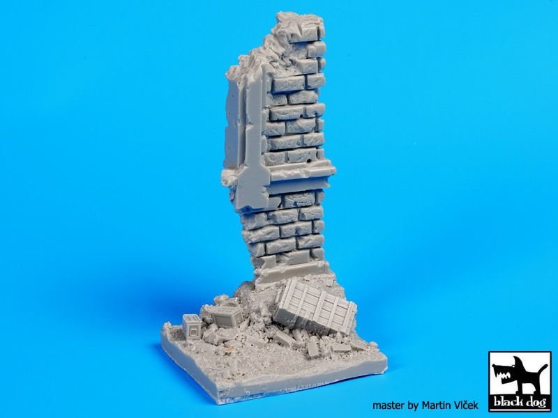 Black Dog D35040 House ruin wall base 1/35 – image 6