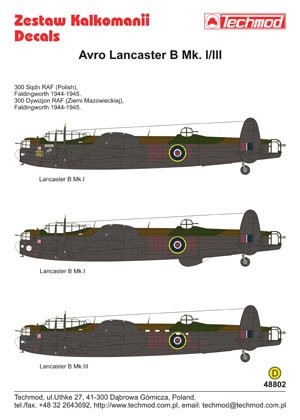Techmod 48802 - Avro Lancaster BI (1/48) – image 2