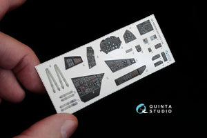 Quinta Studio QD48036 Mi-24V NATO (black panels) 3D-Printed &amp;amp; coloured Interior on decal paper (for Zvezda kit) 1/48 – imagen 3