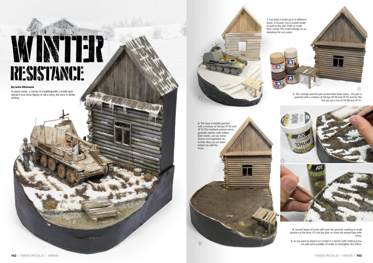 AK Interactive AK4842 TANKER TECHNIQUES MAGAZINE - SPECIAL WINTER (eng.) – zdjęcie 3