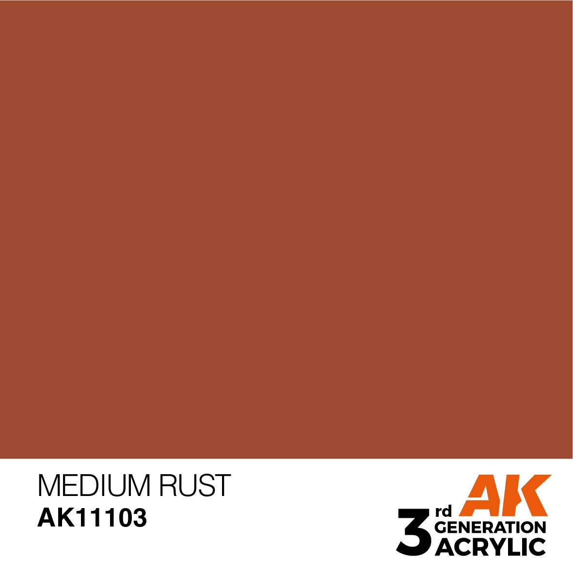 AK Interactive AK11103 MEDIUM RUST – STANDARD 17ml