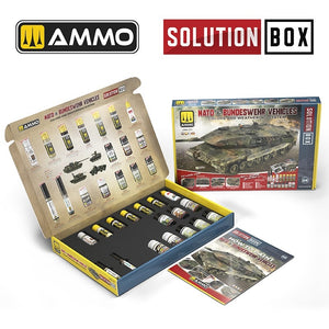 AMMO of Mig Jimenez 7731 SOLUTION BOX 26 – NATO &amp;amp; BUNDESWEHR Vehicles - Colors and Weathering System – Bild 2