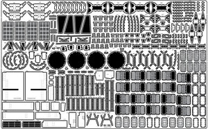 Pontos 22004F1 USS BB-61 Iowa 1944 Detail Up Set (Without wooden deck) 1/200 – imagen 18