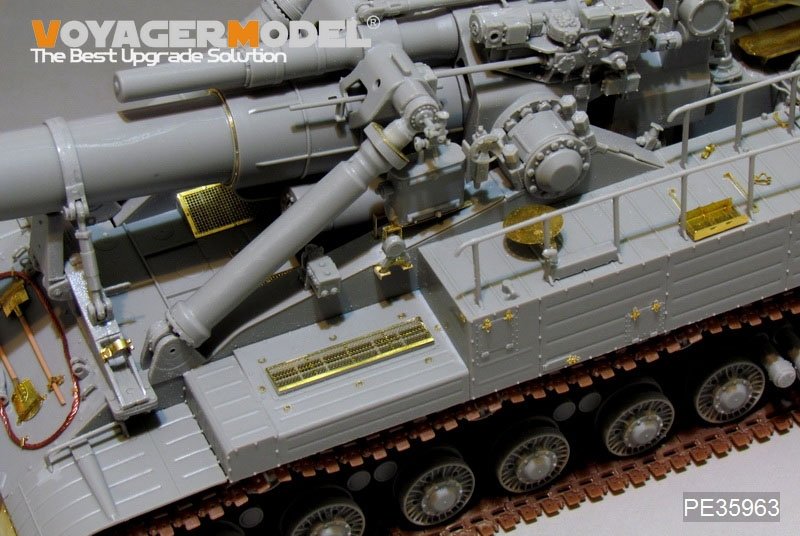 Voyager Model PE35963 Modern Soviet 2A3 Kondensator 2P 406mm S.P.H Upgrade set For TRUMPETER 09529 1/35 – Bild 18
