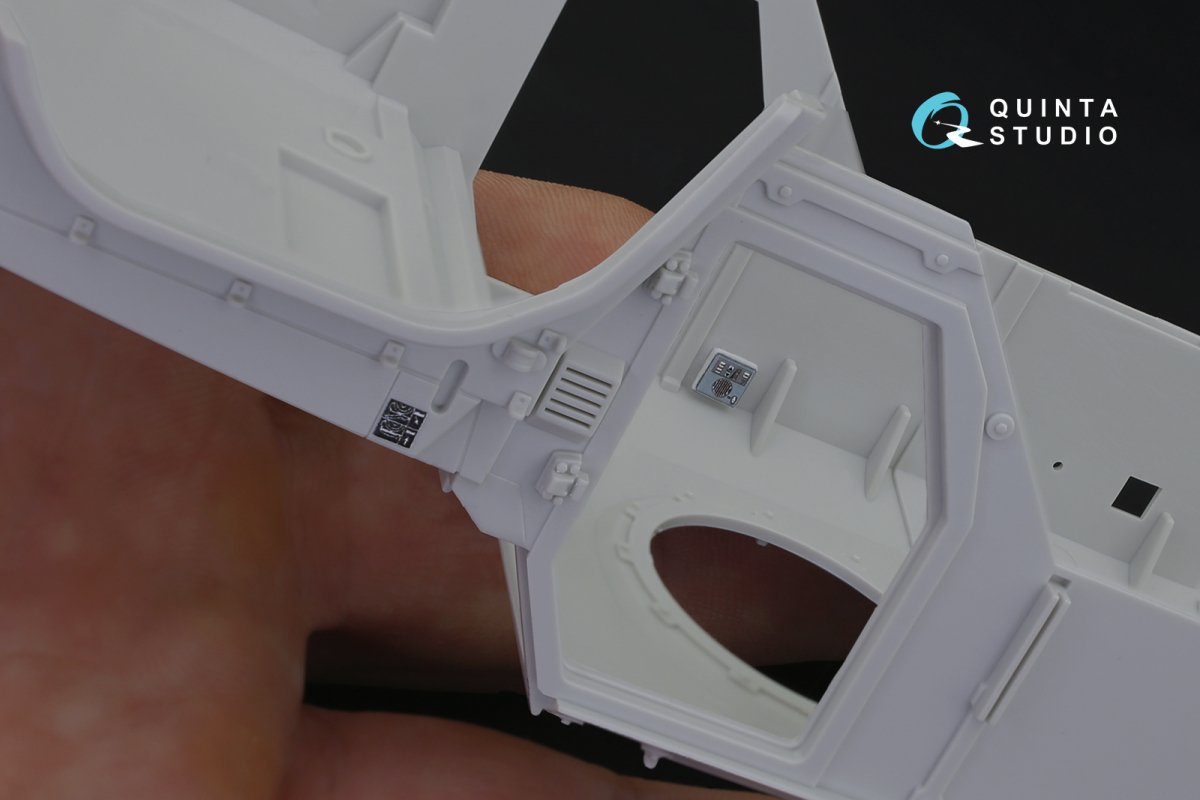 Intérieur imprimé en 3D et coloré sur papier décalcomanie Quinta Studio QD35023 K-4386 Typhoon VDV (pour kit MENG) 1/35 – image 9