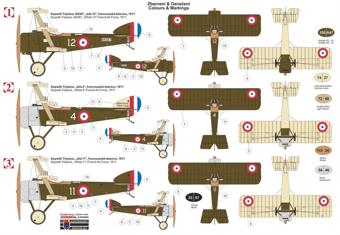 Kovozavody Prostejov KPM0184 Triplan Sopwith France 1/72 – image 2