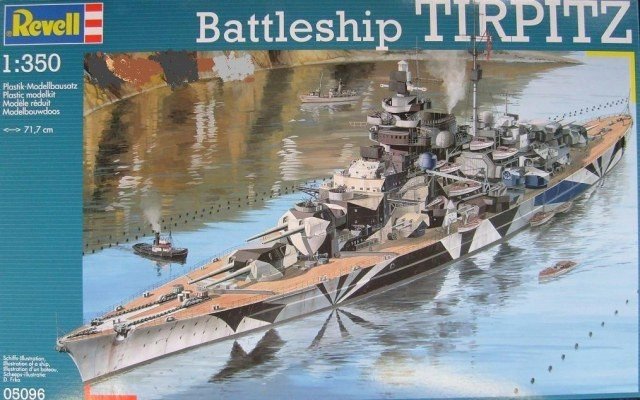 Revell 05096 Battleship Tirpitz 1/350