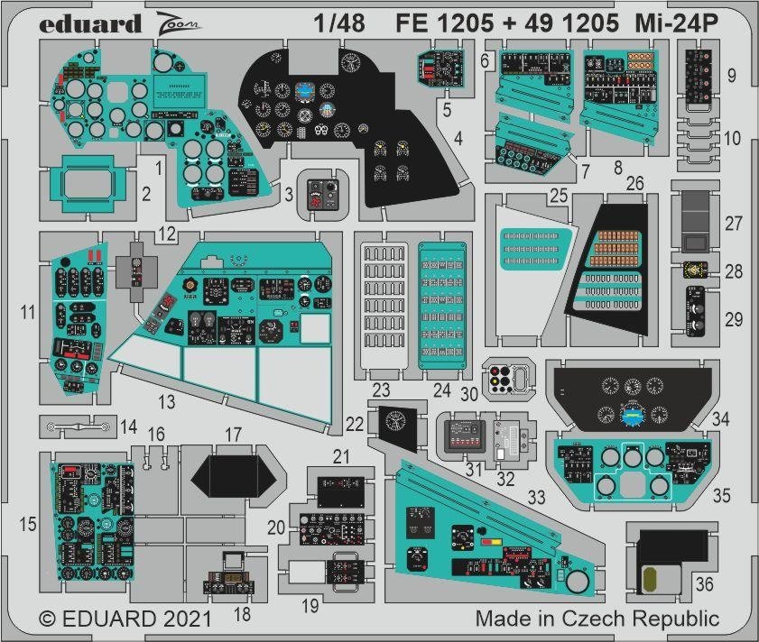Eduard BIG49305 Mi-24P ZVEZDA 1/48 – Bild 3
