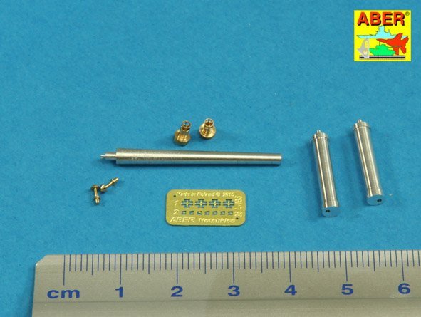 Aber 35L-198 Armament for British Vickers Medium Tank MK I OQF 3 pdr Vickers x1 pcs. 0.303 Vickers x2pcs. 1/35 – immagine 2