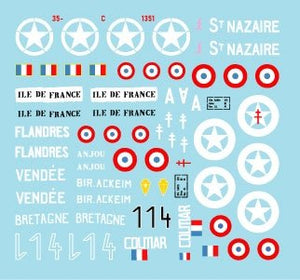 Star Decals 35-C1351 FFI 1. Captured German tanks. French Resistance - Forces Françaises de lInterieur 1/35 – immagine 3