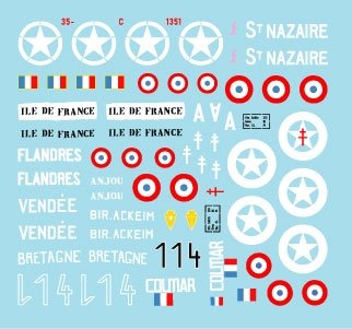Star Decals 35-C1351 FFI 1. Captured German tanks. French Resistance - Forces Françaises de lInterieur 1/35 – immagine 3