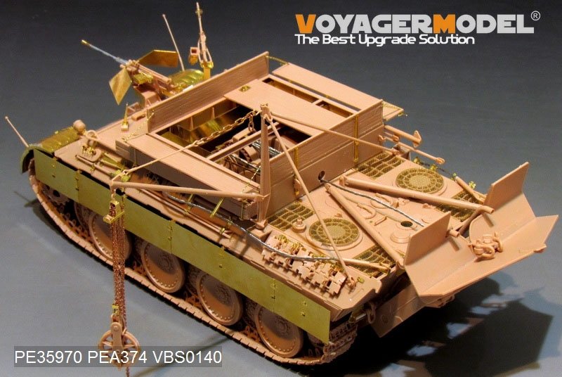 Voyager Model PE35970 WWII German Bergepanther Ausf.A (Late type,Panther G tool holders) Basic For MENG SS-015 1/35 – immagine 14