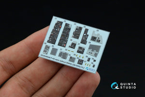 Quinta Studio QDS-48448 F-4G early 3D-Printed &amp;amp; coloured Interior on decal paper (Zoukei Mura SWS) (Small version) 1/48 – immagine 7
