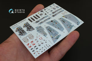 Quinta Studio QD32006 Su-25UB 3D-Printed &amp;amp; coloured Interior on decal paper (for Trumpeter kit) 1/32 – Bild 3