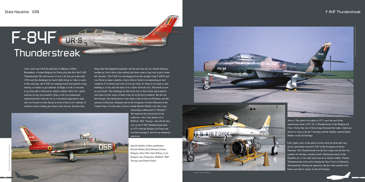 HMH Publications DH-039 Republic F-84 F Thunderstreak - Avion en détail 039 (Version anglaise) – image 2