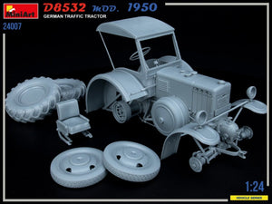 MiniArt 24007 GERMAN TRAFFIC TRACTOR D8532 MOD.1950 1/24 – immagine 9