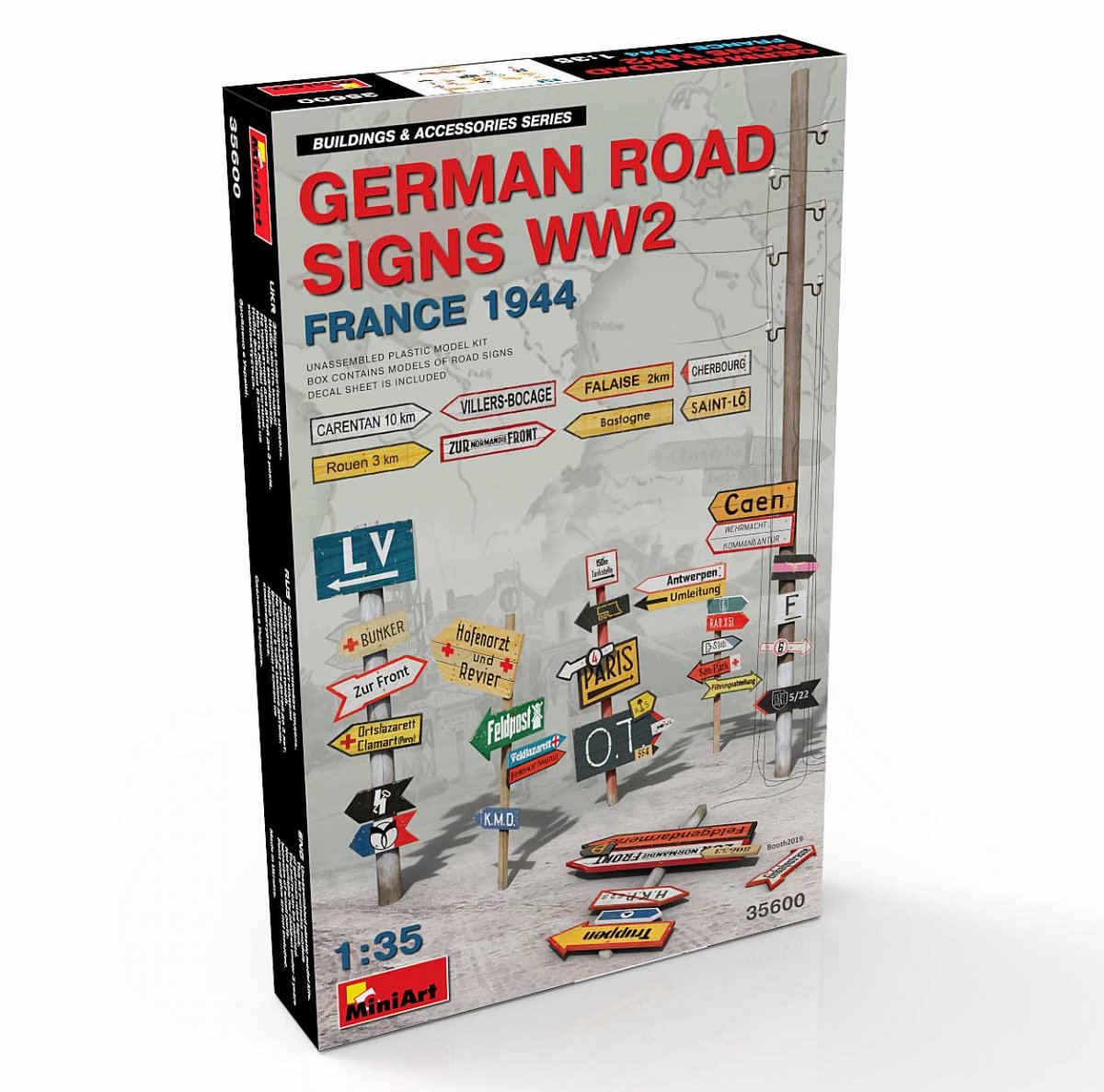 MiniArt 35600 GERMAN ROAD SIGNS WW2 (FRANCE 1944) 1/35 – image 2