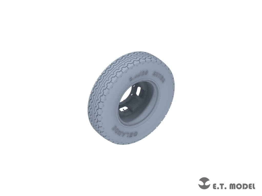 E.T. Model P35-109 WWII German Sd.Kfz.234 Spare Wheel 1/35 – immagine 3
