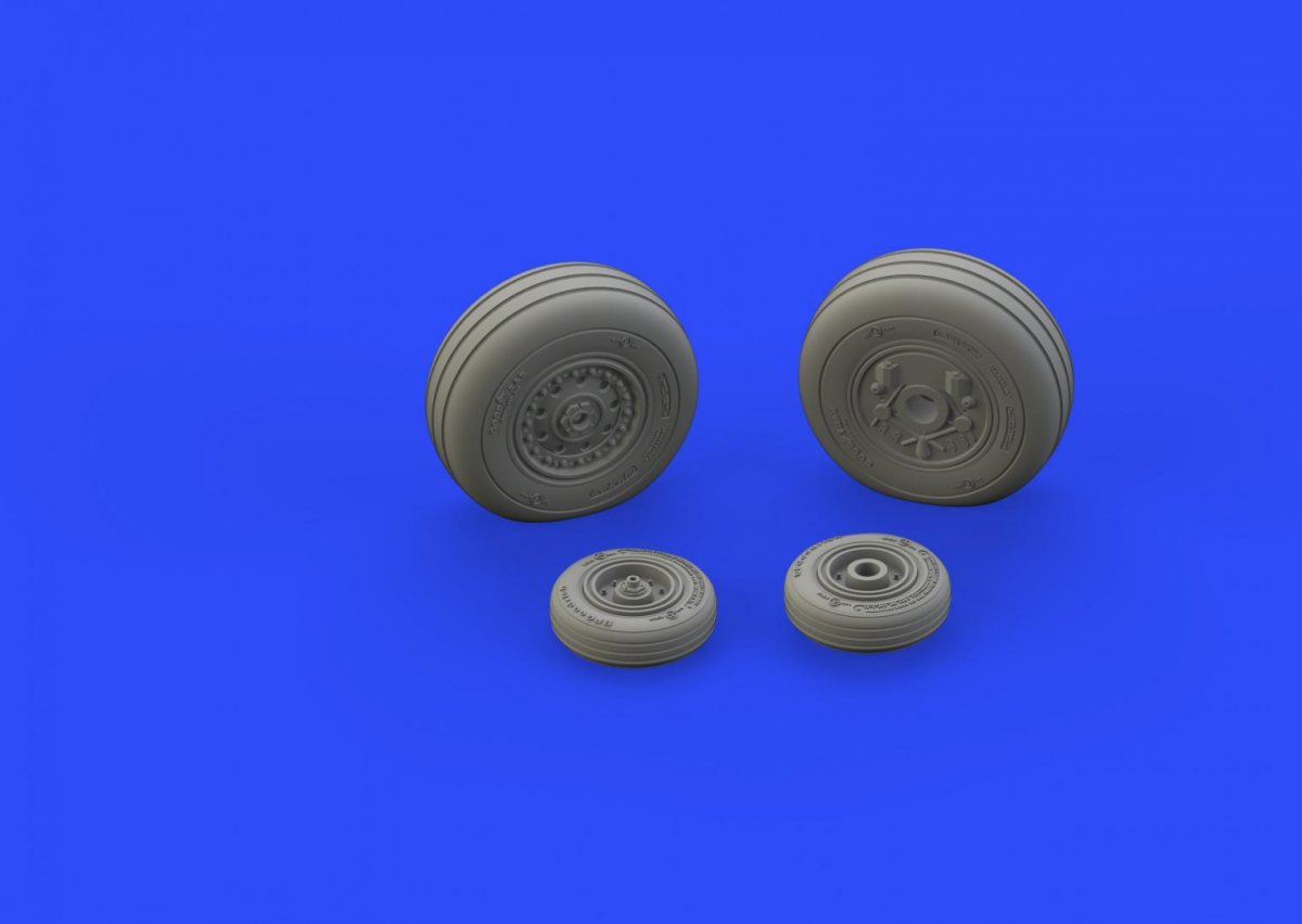 Eduard 648313 F-4J wheels ZOUKEI MURA 1/48 – immagine 3
