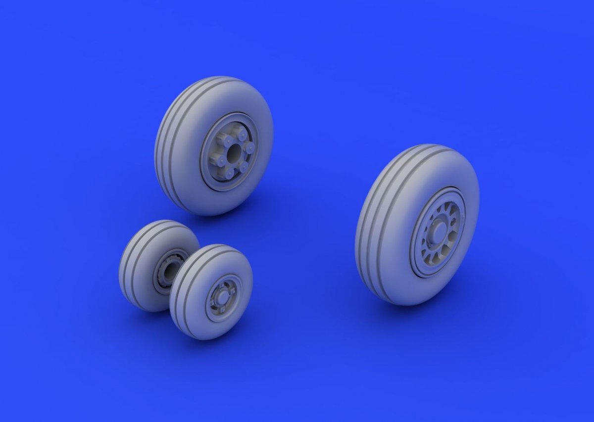 Eduard 672067 JAS-39 wheels 1/72 (REVELL) – immagine 2