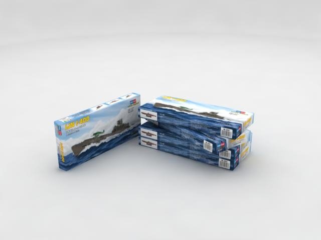 Hobby Boss 87017 Japanese Navy Italy -400 Submarine 1/700 – imagen 3