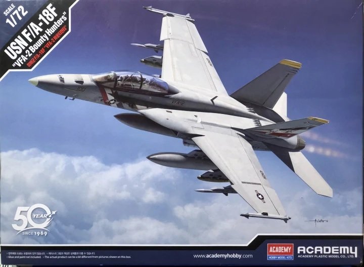Academy 12567 USN F/A-18F &amp;quot; VFA-2 Bounty Hunters&amp;quot; 1/72
