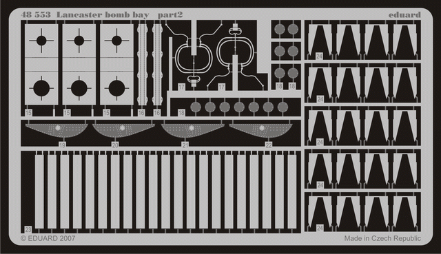 Eduard 48553 Lancaster bomb bay 1/48 (TAMIYA) – immagine 2