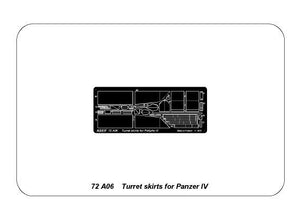 Aber 72A06 Osłony wieży do PzKpfw IV / Turret skirts for PzKpfw IV 1/72 – immagine 5