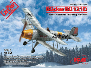 ICM 32030 Bucker Bu 131D WWII German Training Aircraft 1/32