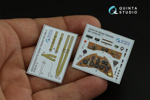 Quinta Studio QD32134 Gloster Gladiator Mk I 3D-Printed &amp;amp; colored Interior on decal paper (ICM) 1/32 – image 5