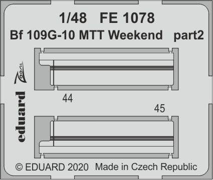 Eduard FE1078 Bf 109G-10 MTT Weekend 1/48 EDUARD – immagine 2
