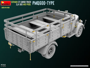 Miniart 35449 GERMAN 3T CARGO TRUCK 3,6-36S MID PROD. PMQ600-TYPE 1/35 – Bild 4