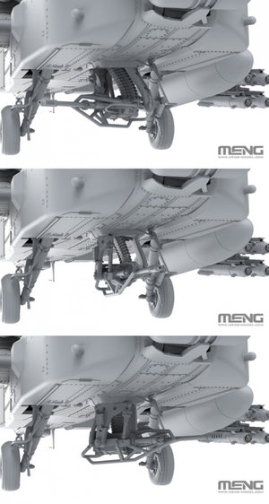 Meng Model QS-005 AH-64 D Saraf - Heavy Attack Helicopter (Israeli Air Force) 1/35 – immagine 9