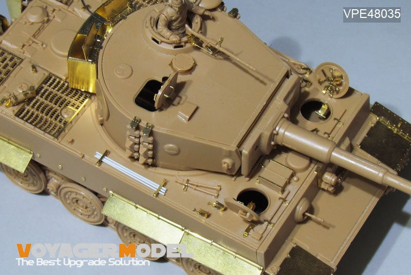 Maquette Voyager VPE48035 Char Tiger I allemand de la Seconde Guerre mondiale, production tardive, pour Tamiya 32575, échelle 1/48 – image 8